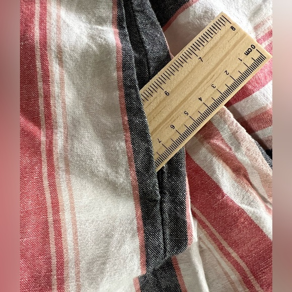 NWT Loft Beach Striped Tie Cut-Out Women’s One Piece Romper Size Large - Picture 5 of 6